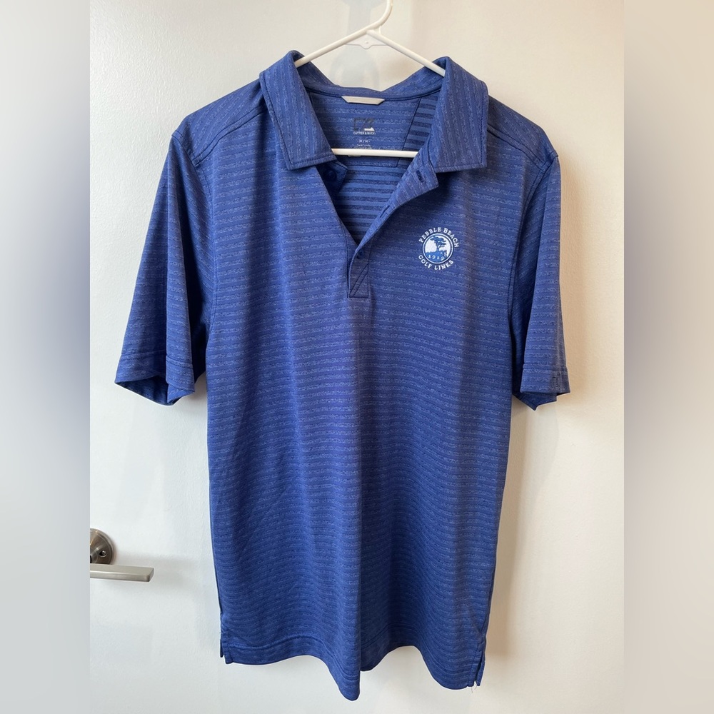 Men’s Medium Cuter and Buck Pebble Beach Golf Polo